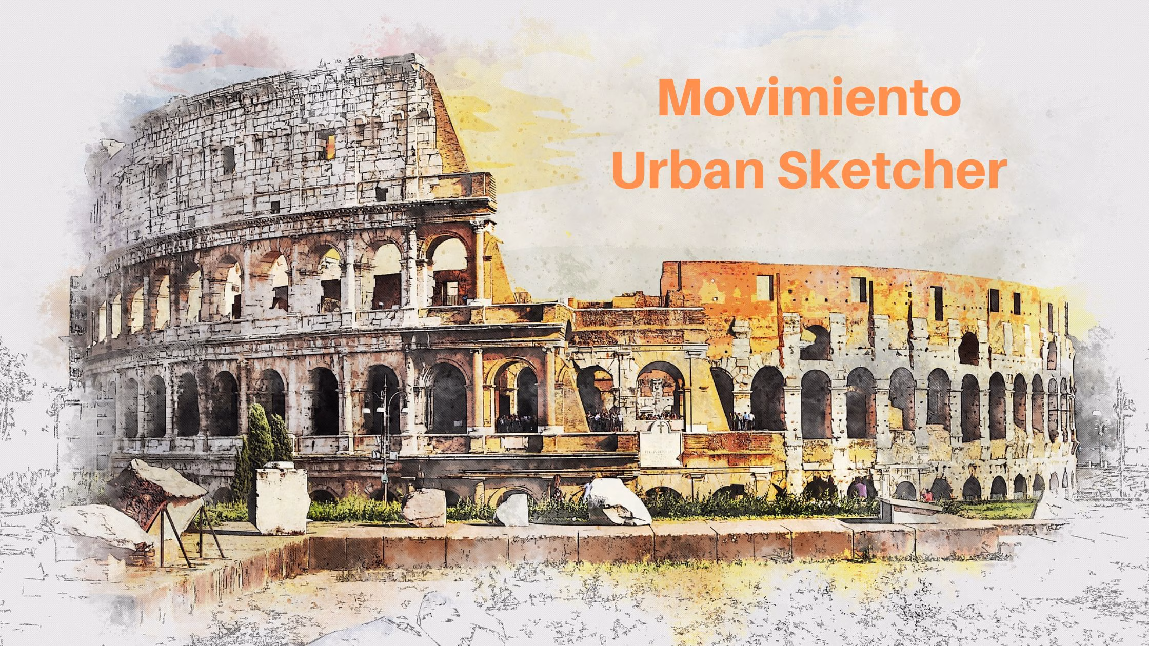 Movimiento Urban Sketcher (Banner para blog)